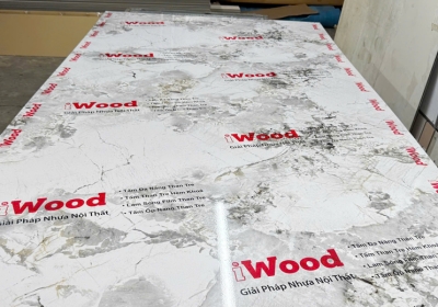Nội Thất Tuấn Ngô cung cấp tấm ốp than tre iWood vân đá với đa dạng kích thước