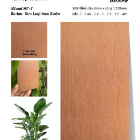 Tấm Ốp Than Tre Inox Xước MT-7