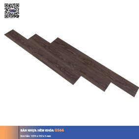 Sàn nhựa hèm khóa G566
