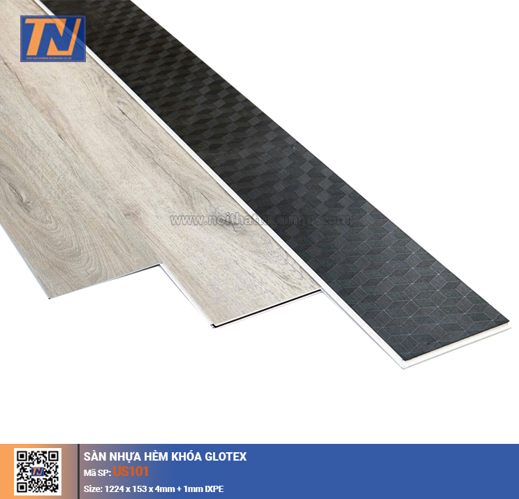 Sàn nhựa hèm khóa Glotex US101