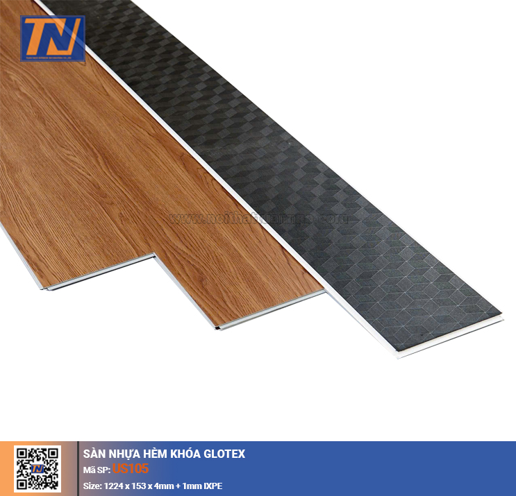 Sàn nhựa hèm khóa Glotex US105