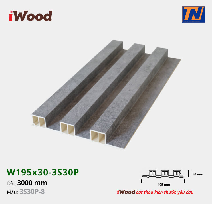 Tấm ốp iWood 3S30P-8