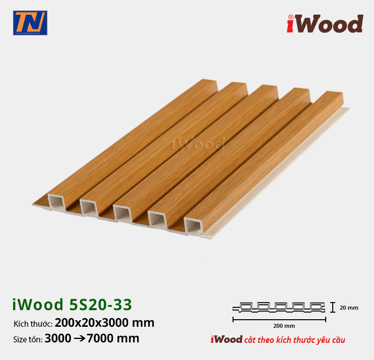 Tấm ốp iWood 5S20-33