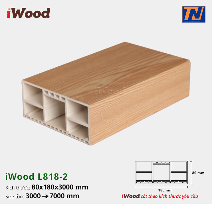 Thanh lam nhựa iWood L818-2