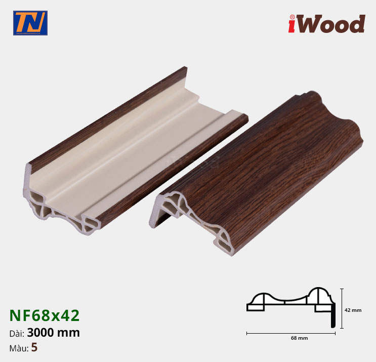 Nẹp cửa iWood NF68x42-5