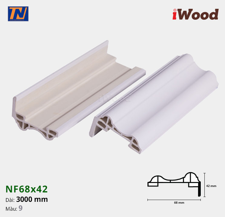 Nẹp cửa iWood NF68x42-9
