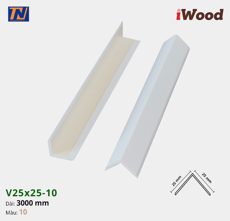 Nẹp iWood V25x25-10
