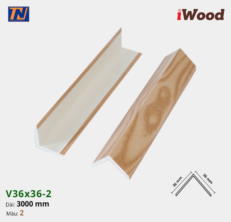 Nẹp iWood V36x36-2