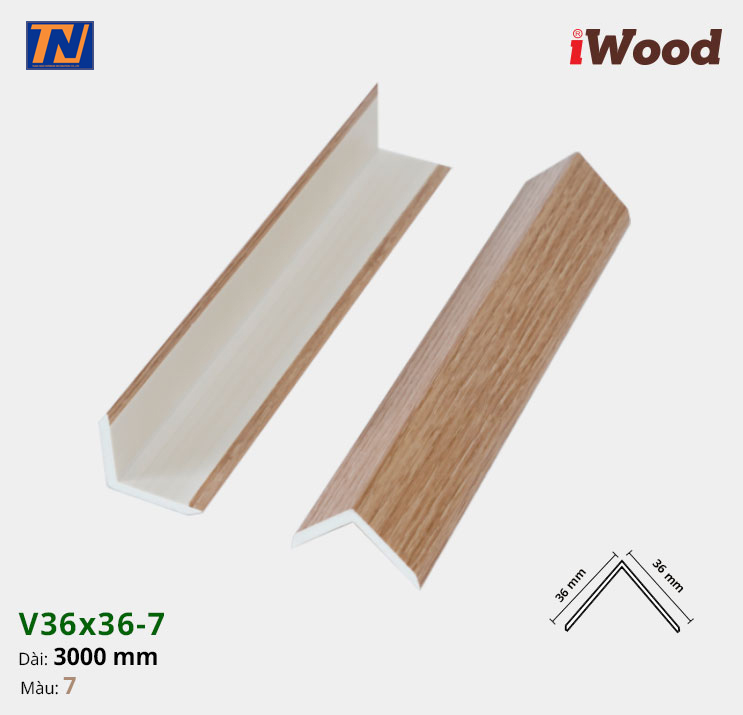 Nẹp iWood V36x36-7