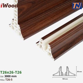 Nẹp chân iWood T26x26-T26-5