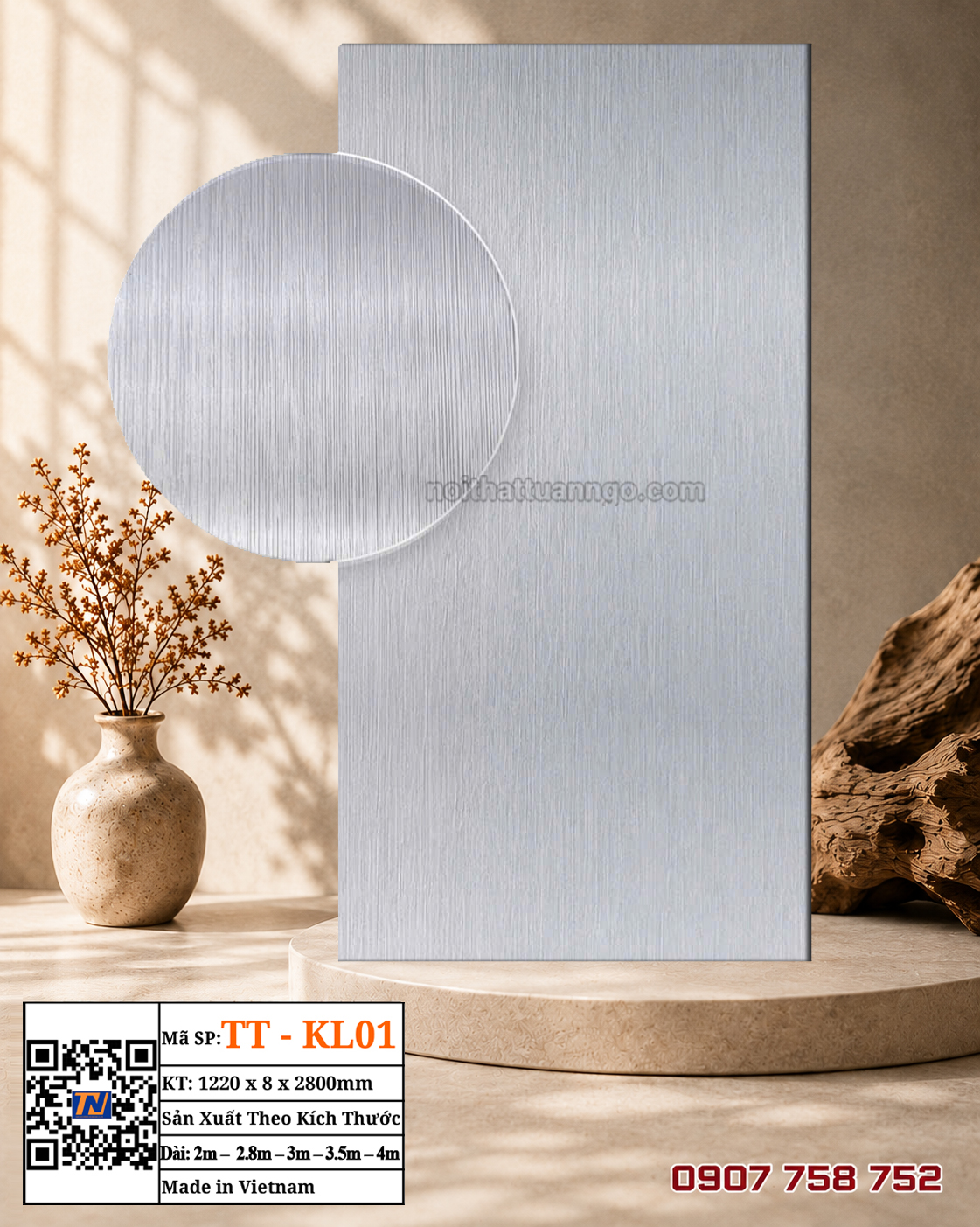 Tấm ốp than tre TT-KL01