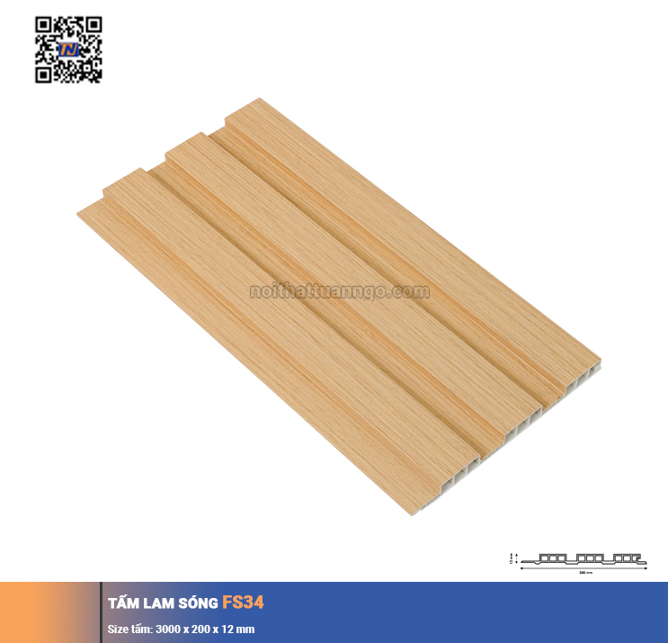 Tấm lam 3 sóng Glotex FS34