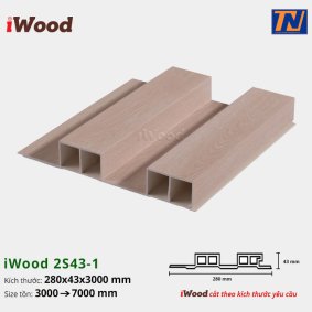 Tấm ốp iWood 2S43-1