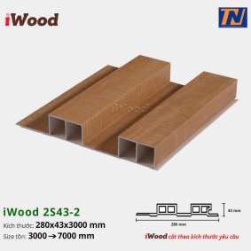 Tấm ốp iWood 2S43-2