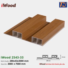 Tấm ốp iWood 2S43-33