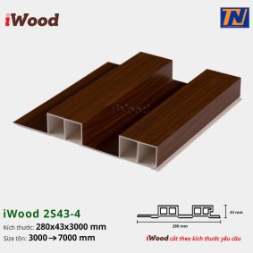 Tấm ốp iWood 2S43-4