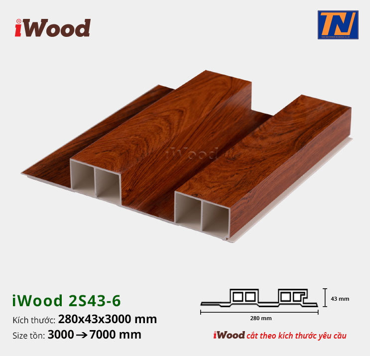Tấm ốp iWood 2S43-6