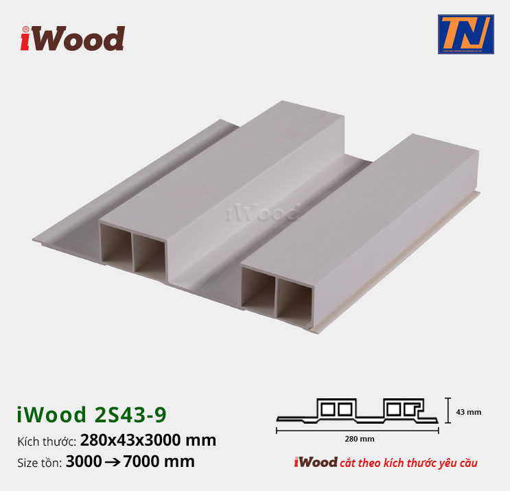 Tấm ốp iWood 2S43-9