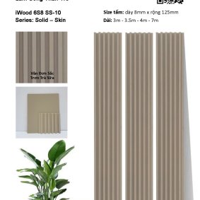 Tấm lam sóng flim than tre iWood 6S8 SS-10
