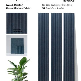 Tấm lam sóng flim than tre iWood 6S8 CL-1