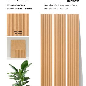 Tấm lam sóng flim than tre iWood 6S8 CL-3