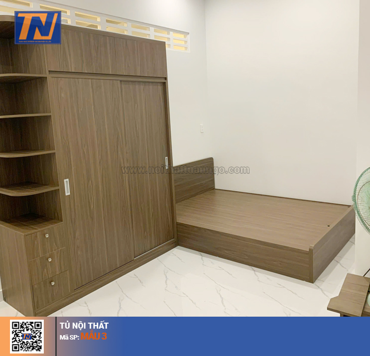 Giường nội thất - Mẫu 3
