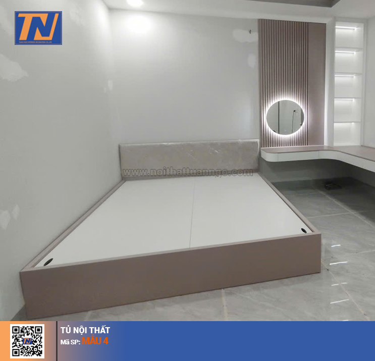 Giường nội thất - Mẫu 4