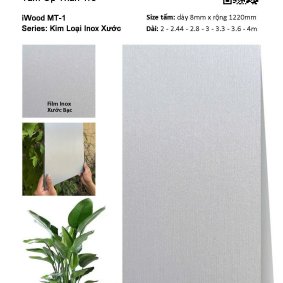 Tấm Ốp Than Tre Inox Xước MT-1