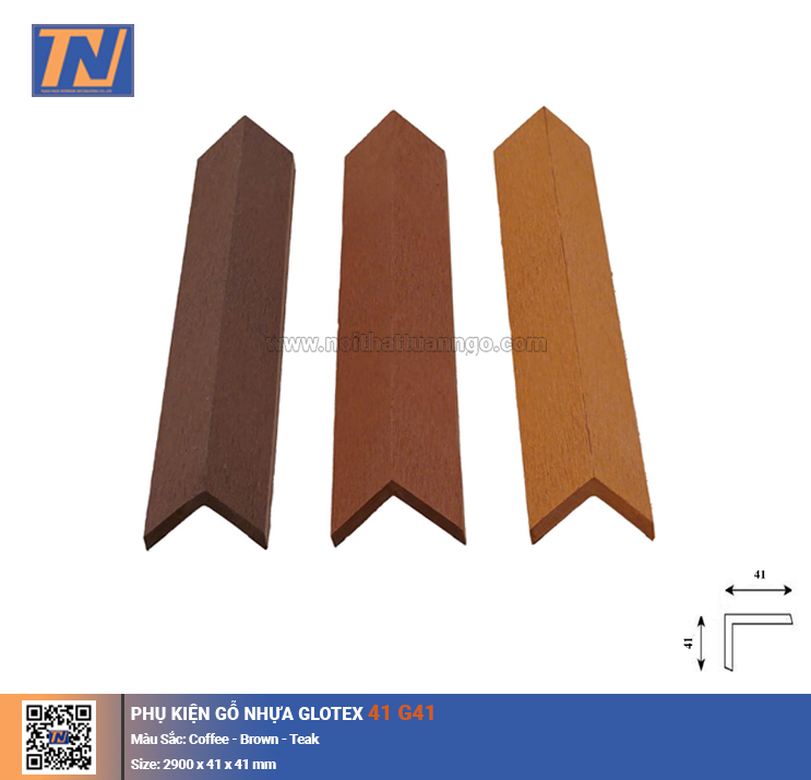 Nẹp gỗ nhựa 41 G41