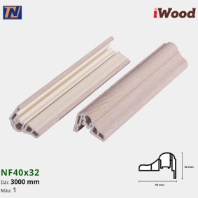 Nẹp cửa iWood NF40x32-1