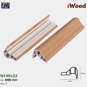 Nẹp cửa iWood NF40x32-2