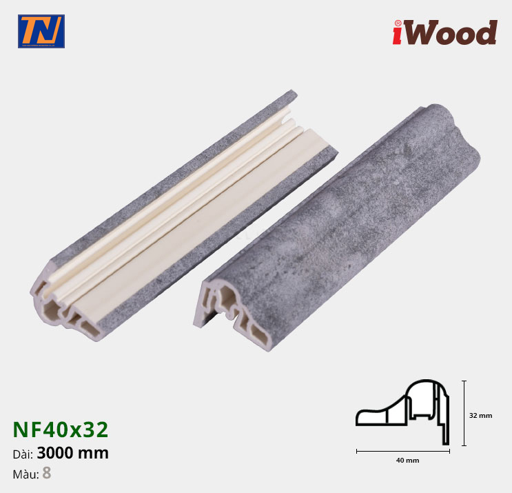 Nẹp cửa iWood NF40x32-8
