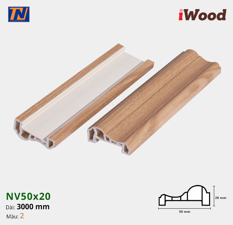 Nẹp Viền iWood NV50x20-2