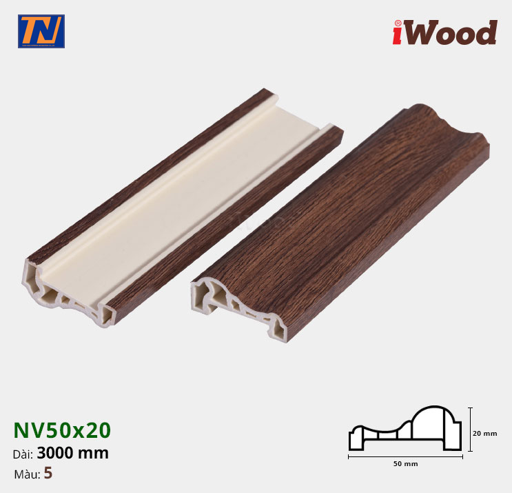 Nẹp Viền iWood NV50x20-5