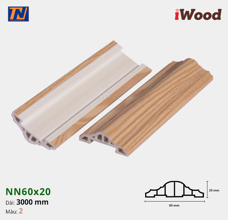 Nẹp Nối iWood NN60x20-2