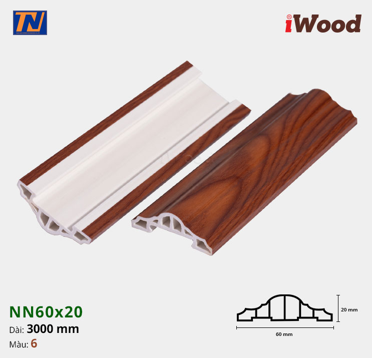 Nẹp Nối iWood NN60x20-6
