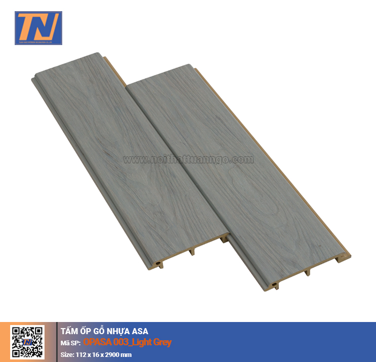 Gỗ ốp tường OPASA-003_Light Grey