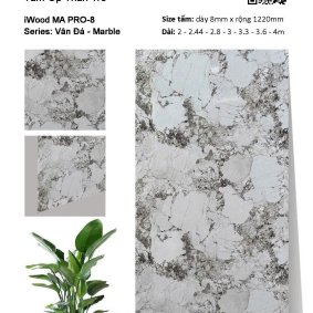 Tấm ốp than tre vân đá MA PRO-8