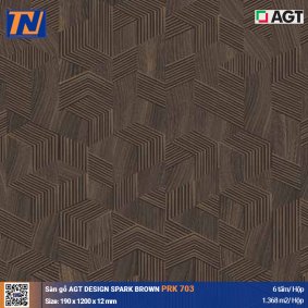 Sàn gỗ AGT DESIGN SPARK BROWN PRK 703