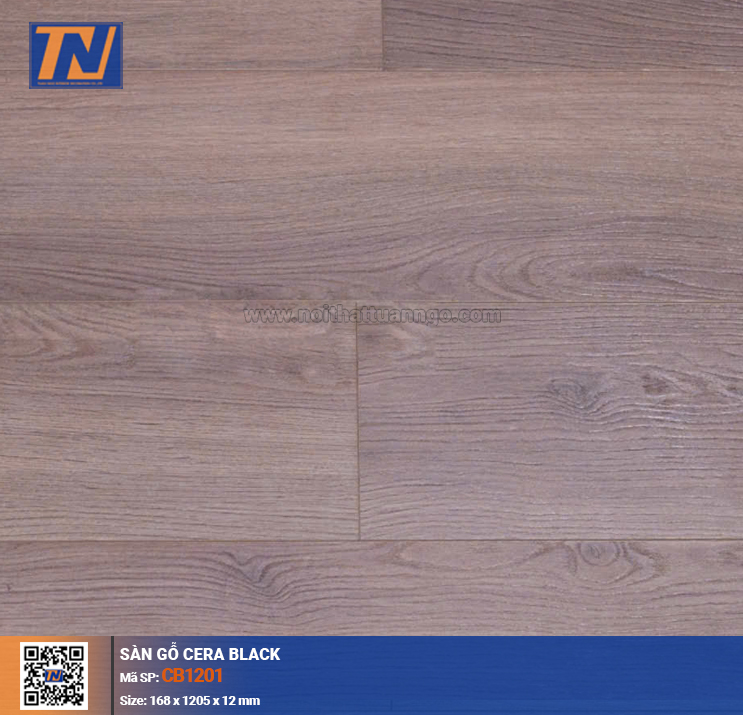 Sàn gỗ công nghiệp CERA BLACK CB1201