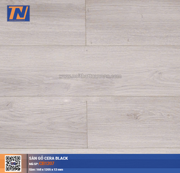 Sàn gỗ công nghiệp CERA BLACK CB1207