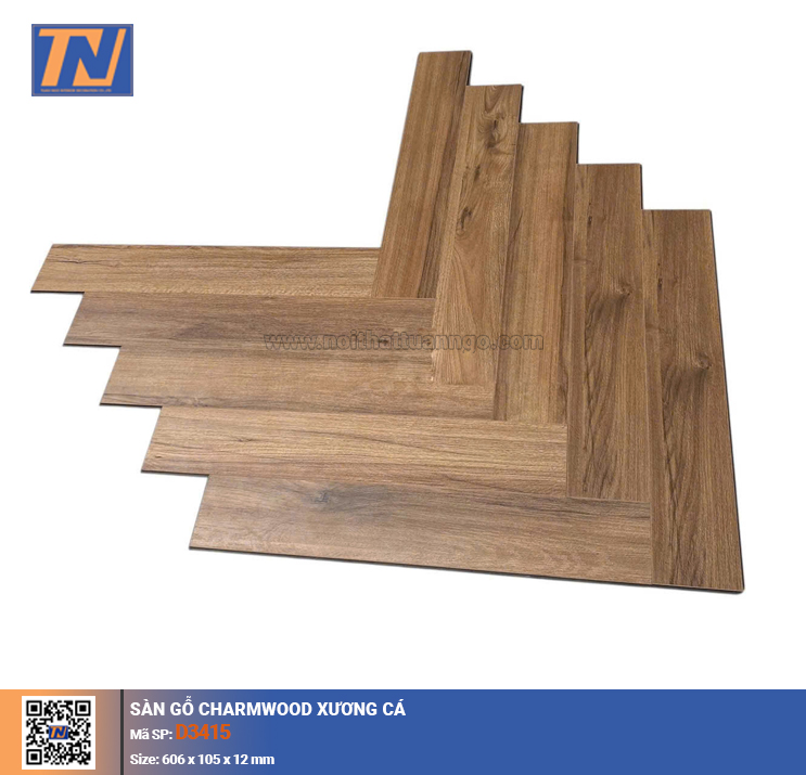 Sàn gỗ xương cá Charmwood D3415