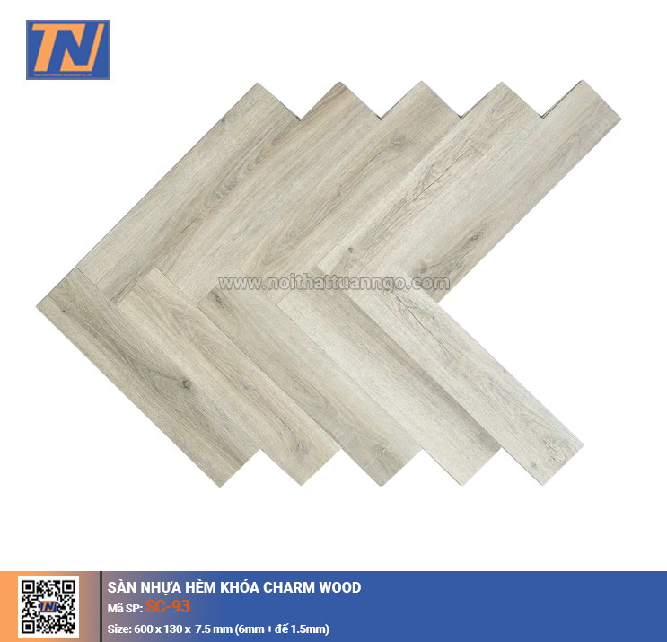 Sàn nhựa hèm khóa Charmwood SC-93