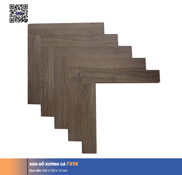 Sàn gỗ  xương cá FX98