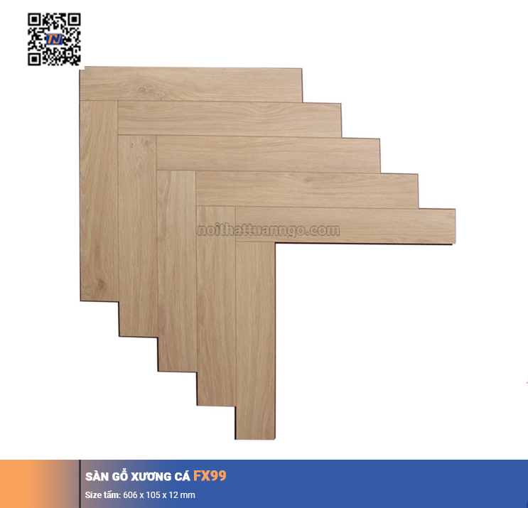 Sàn gỗ  xương cá FX99