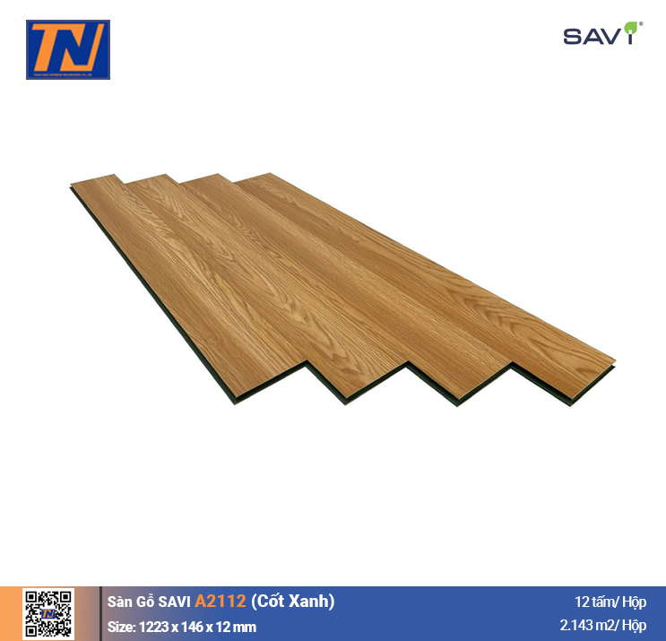 Sàn Gỗ Savi A2112_Cốt Xanh