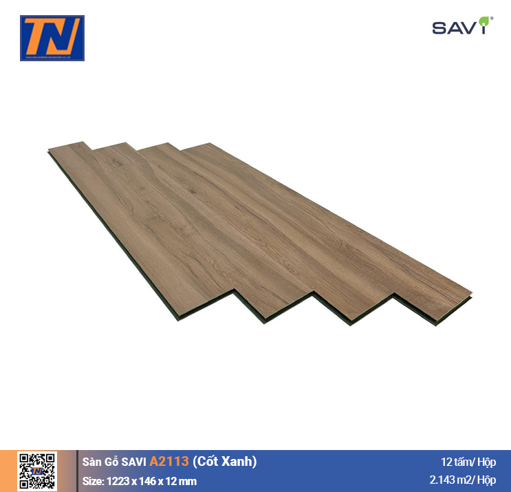 Sàn Gỗ Savi A2113_Cốt Xanh