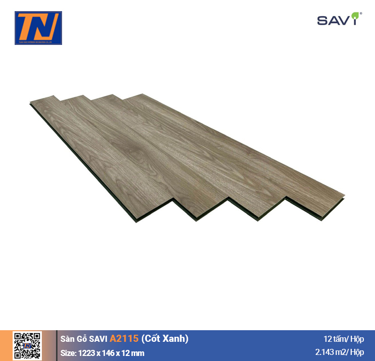 Sàn Gỗ Savi A2115_Cốt Xanh