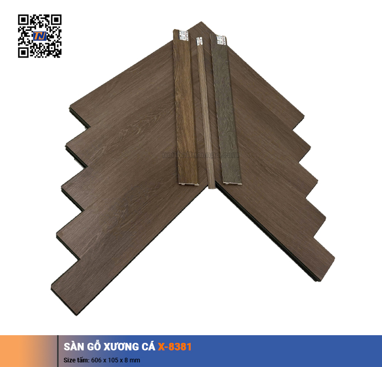 Sàn gỗ xương cá X-8381