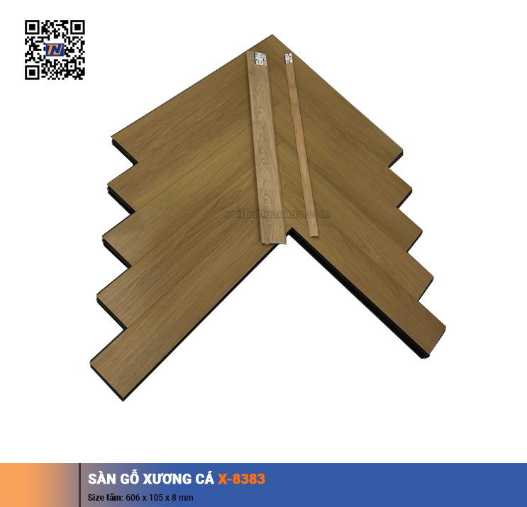 Sàn gỗ xương cá X-8383